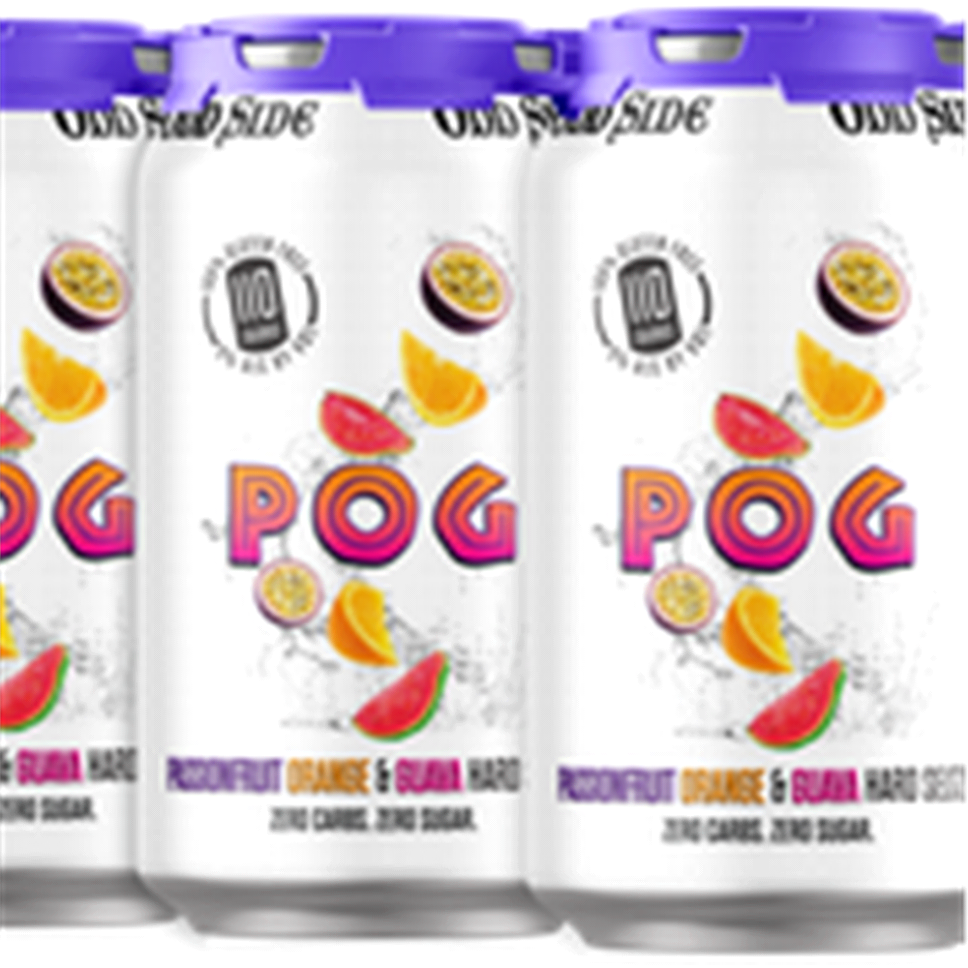 slide 4 of 5, ODD SIDE Oddside Hard Seltzer POG, 6 ct; 12 oz