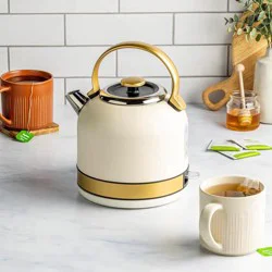 Hy-Vee Seasons Electric Tea Kettle In Linen