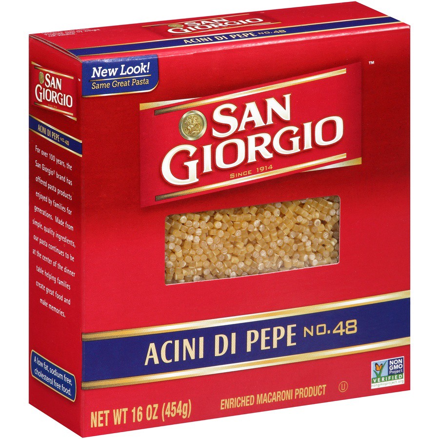 slide 7 of 8, San Giorgio Acini Di Pepe Pasta, 16 oz