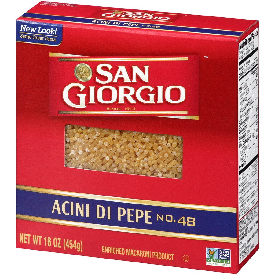 slide 8 of 8, San Giorgio Acini Di Pepe Pasta, 16 oz