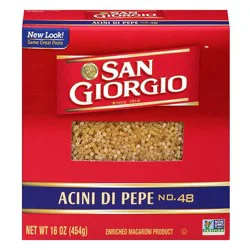 San Giorgio Acini Di Pepe Pasta - 16 oz