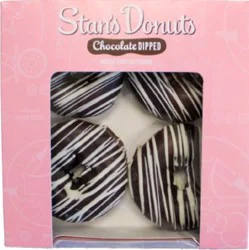 Stan's Donuts Chocolate Dipped Donut Box