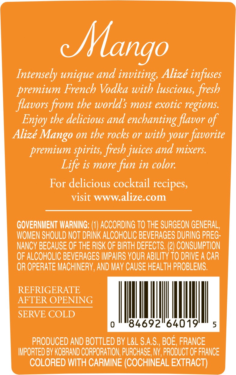 slide 6 of 6, Alize - Mango (750x6), 750 ml