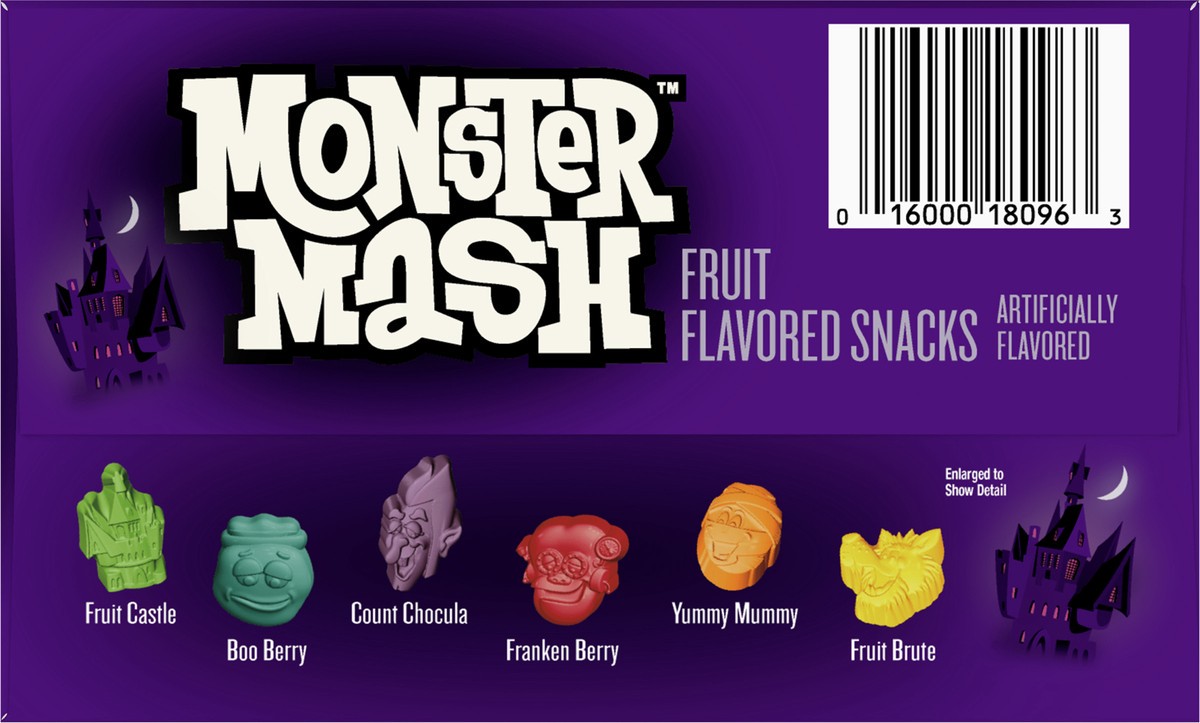 slide 4 of 9, Monster Mash Spooky Berry Fruit Snacks, 28 pouches, 28 ct