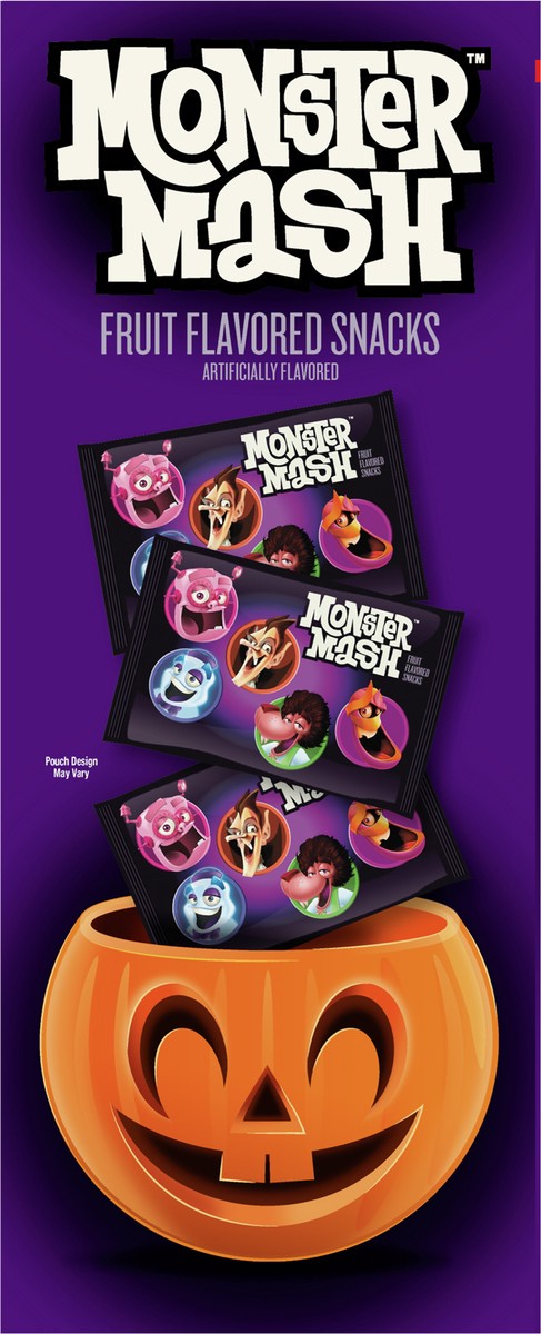 slide 7 of 9, Monster Mash Spooky Berry Fruit Snacks, 28 pouches, 28 ct