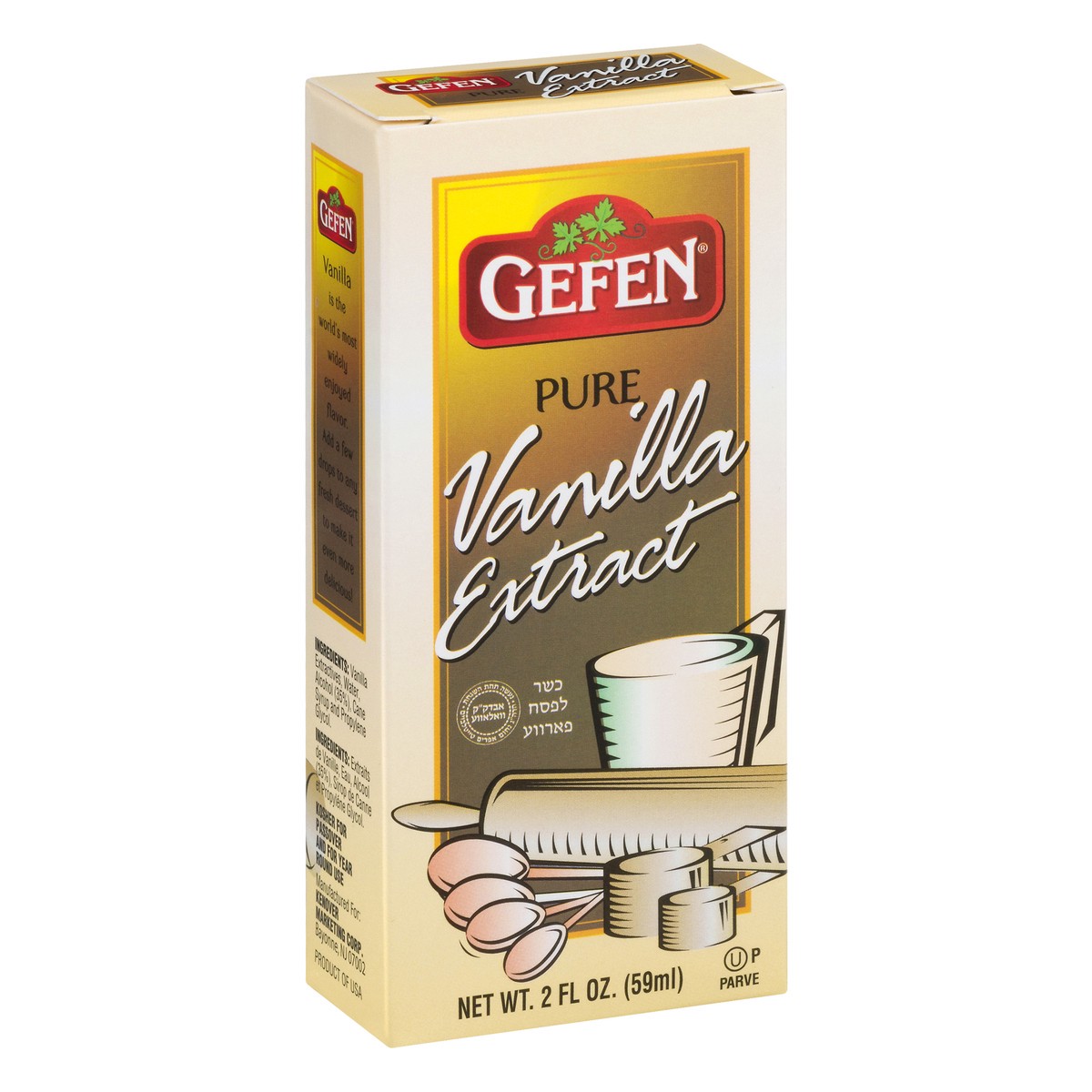 slide 4 of 9, Gefen Pure Vanilla Extract 2 oz, 2 oz