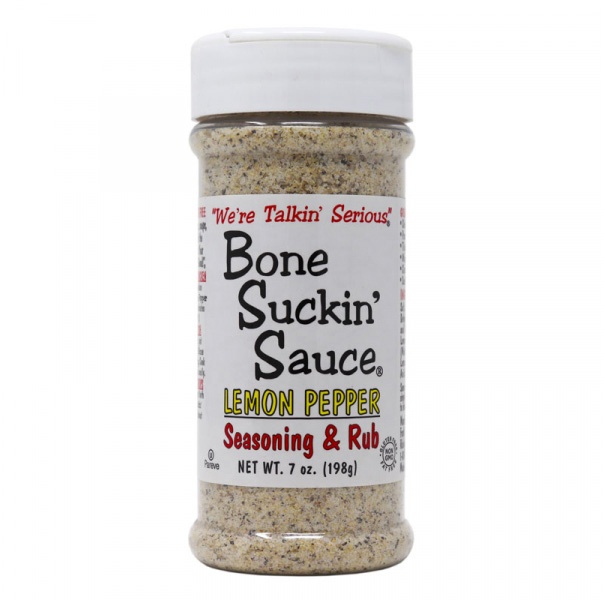 slide 1 of 1, Bone Suckin' Sauce Lemon Pepper Seasoning & Rub, 7 oz