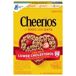 Cheerios Cereal, Limited Edition Happy Heart Shapes, Heart Healthy Cereal with Whole Grain Oats, 8.9 oz