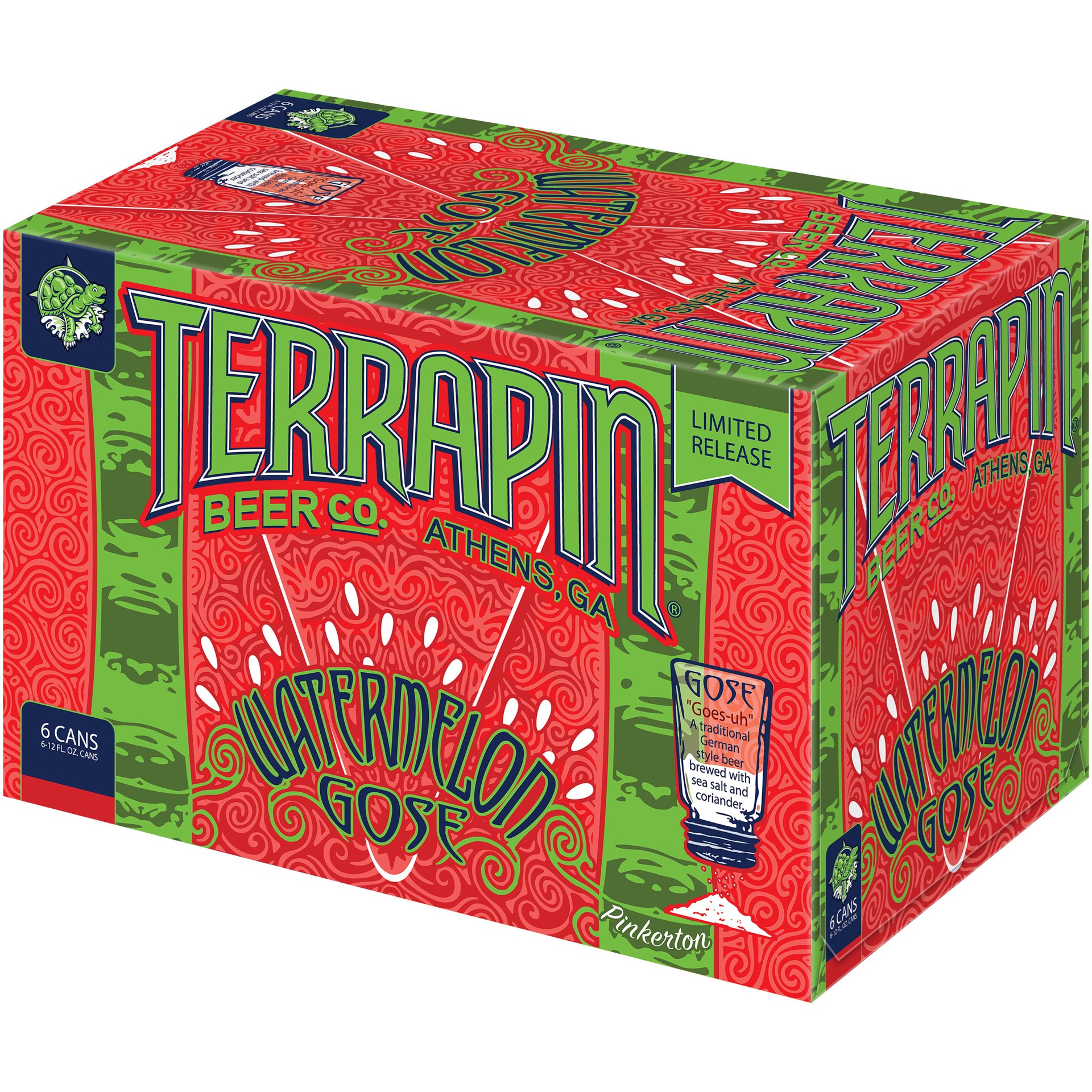 slide 2 of 5, Terrapin Watermelon Gose 6 Pack 12 fl. oz. Aluminum Can 4.5% ABV, 12 fl oz