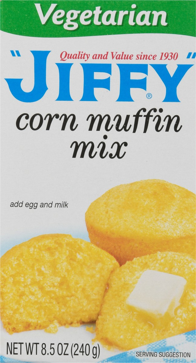 slide 5 of 9, Jiffy Vegetarian Corn Muffin Mix 8.5 oz, 8.5 oz