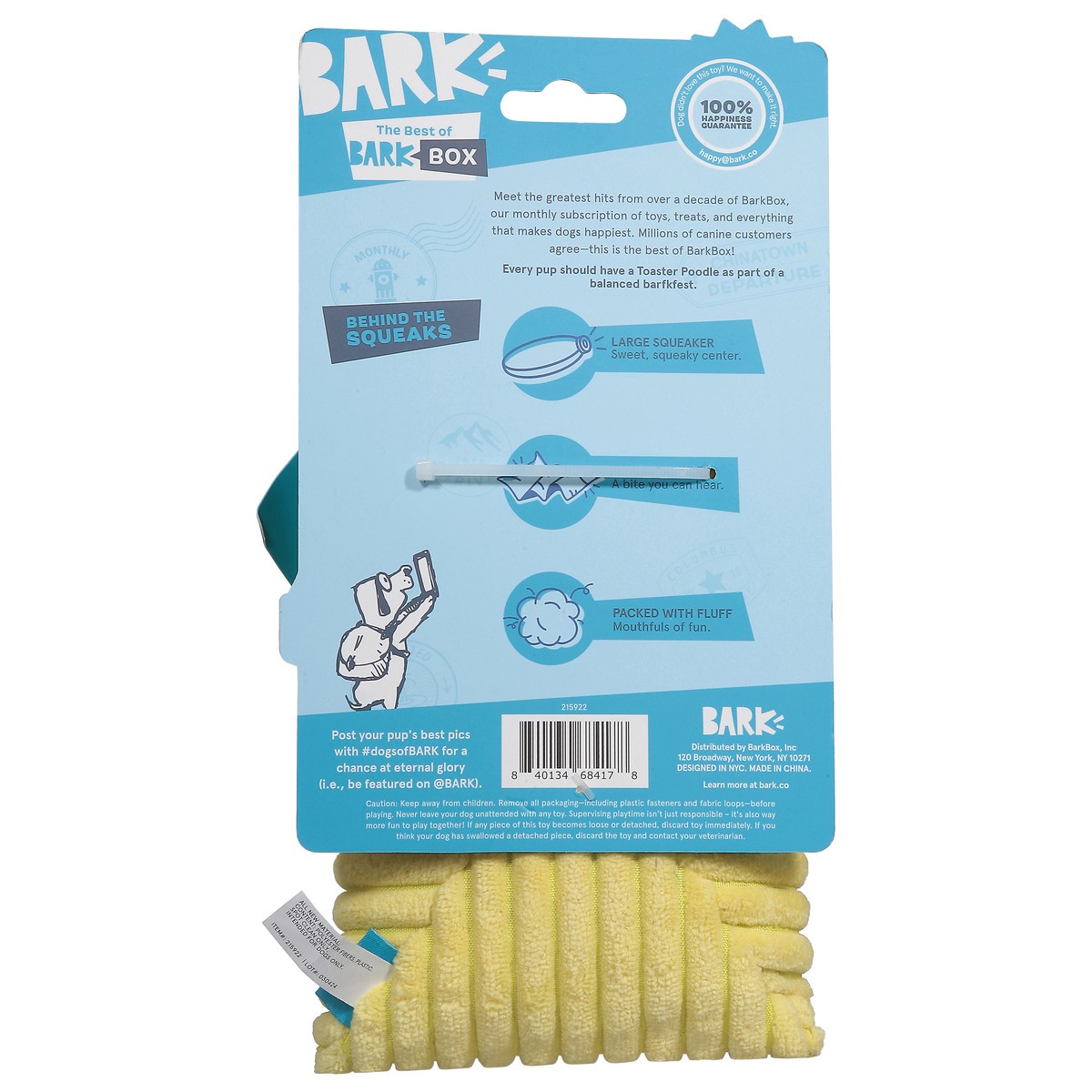 slide 2 of 13, Bark Pup Tart Dog Toy, 1 ct