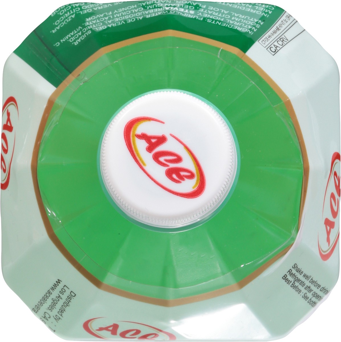 slide 11 of 12, Ace Natural Honey Original Aloe Vera Drink with Natural Aloe Vera Gel 52.9 fl oz, 