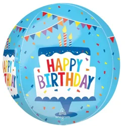 Happy Birthday Tiered Cake Orbz