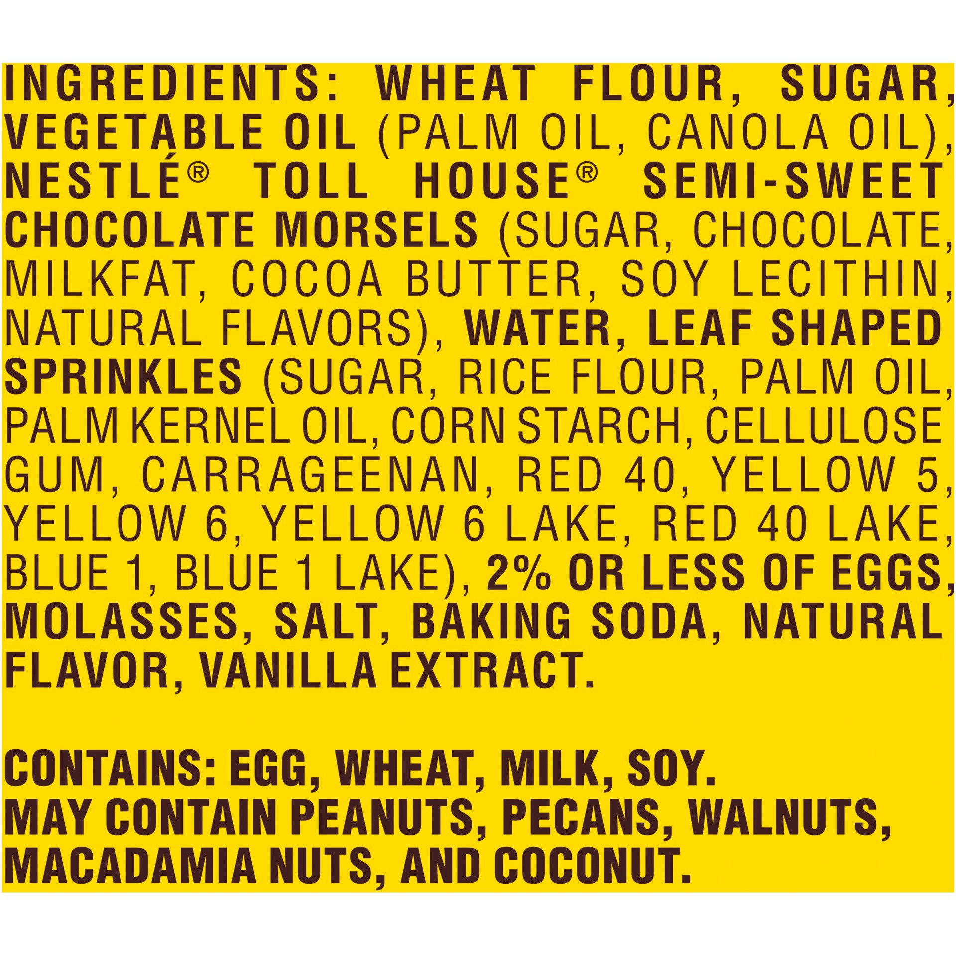 slide 5 of 7, Nestlé Toll House Fall N Leaves Chocolate Chip Cookie Dough 16 oz, 16 oz