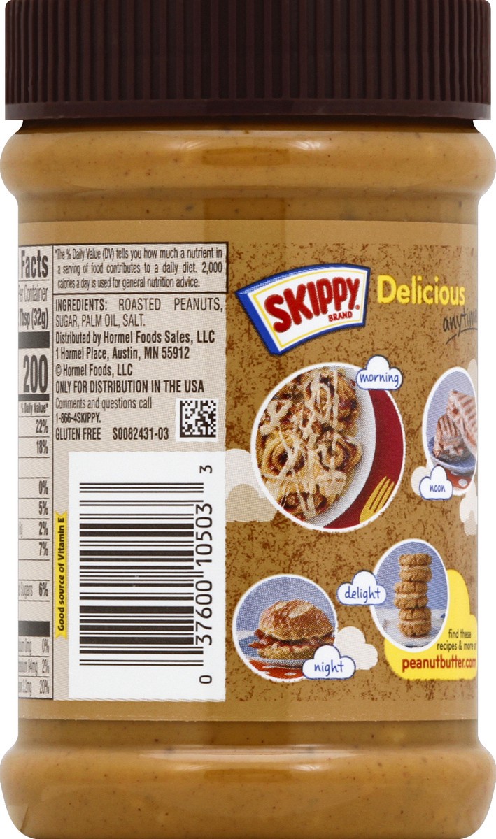 slide 6 of 8, Skippy Peanut Butter Spread 15 oz, 15 oz