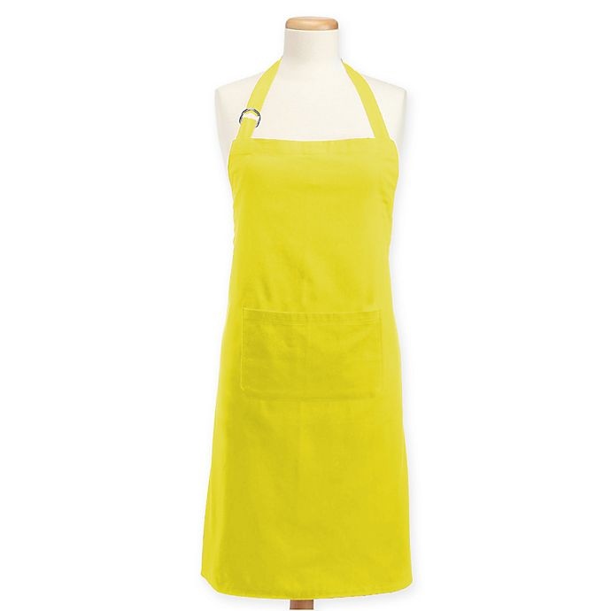 slide 1 of 4, Design Imports Neon Chef Apron - Yellow, 1 ct