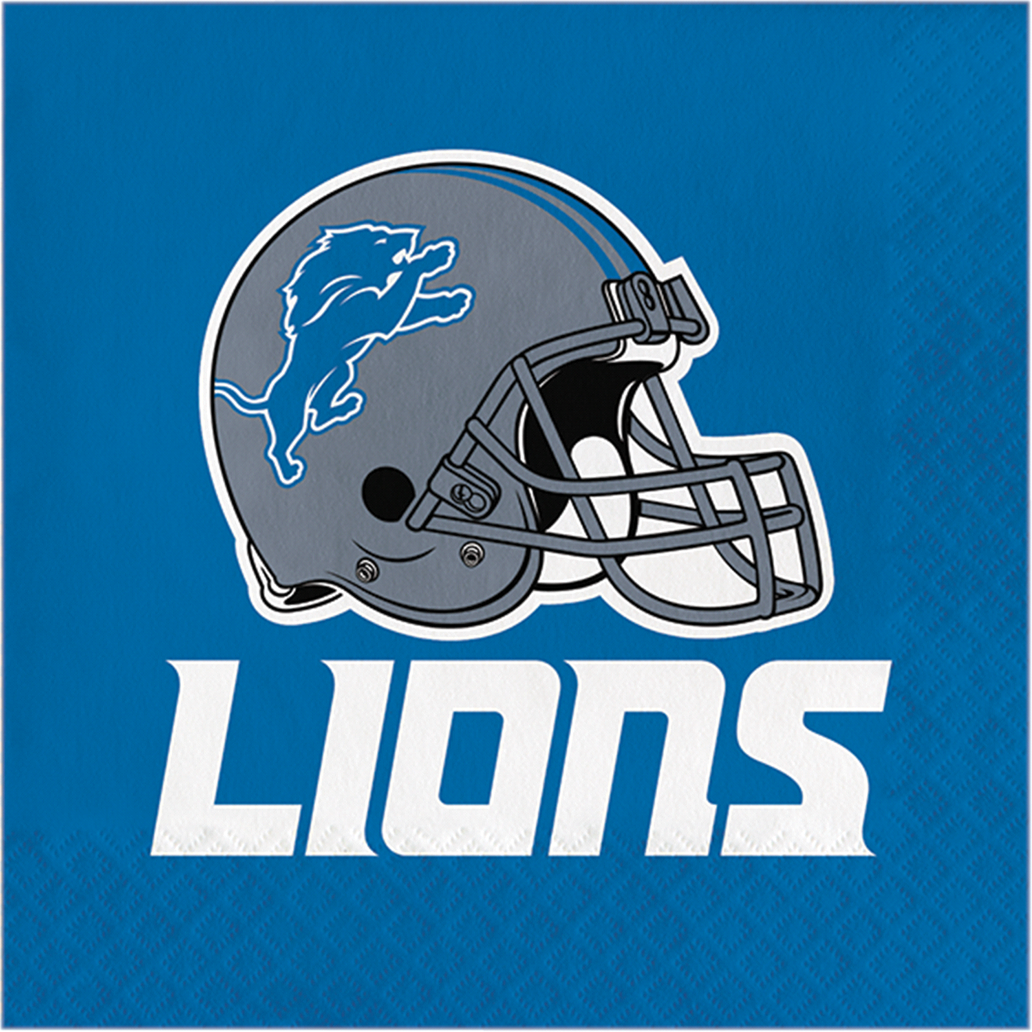 slide 1 of 1, NFL Detroit Lions Napkins, 16 ct