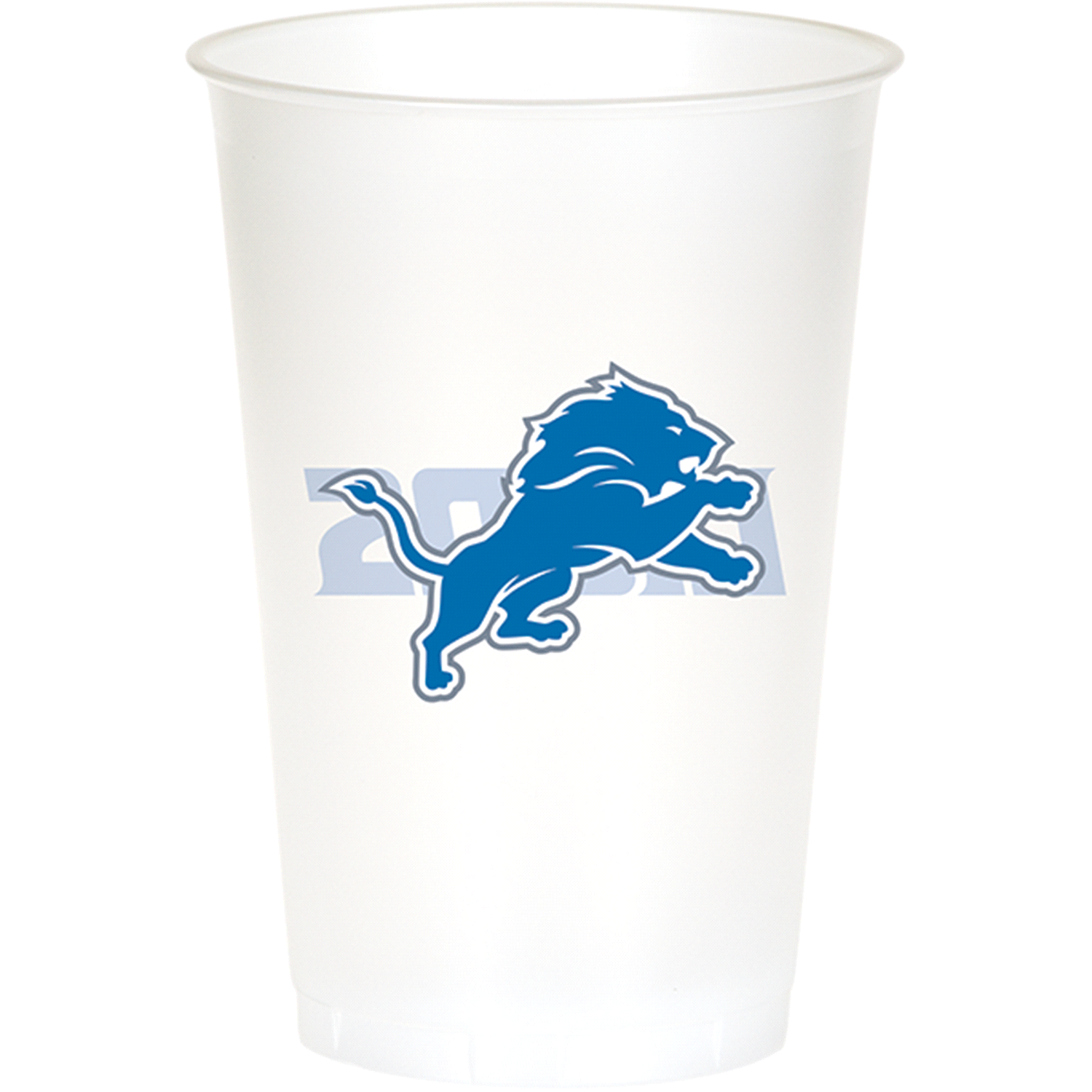 slide 1 of 1, NFL Detroit Lions Plastic Cups, 8 ct; 20 oz