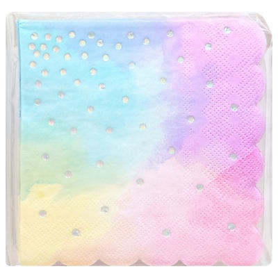 slide 1 of 1, Creative Converting Iridescent Paper Napkins 10 in., 16 ct