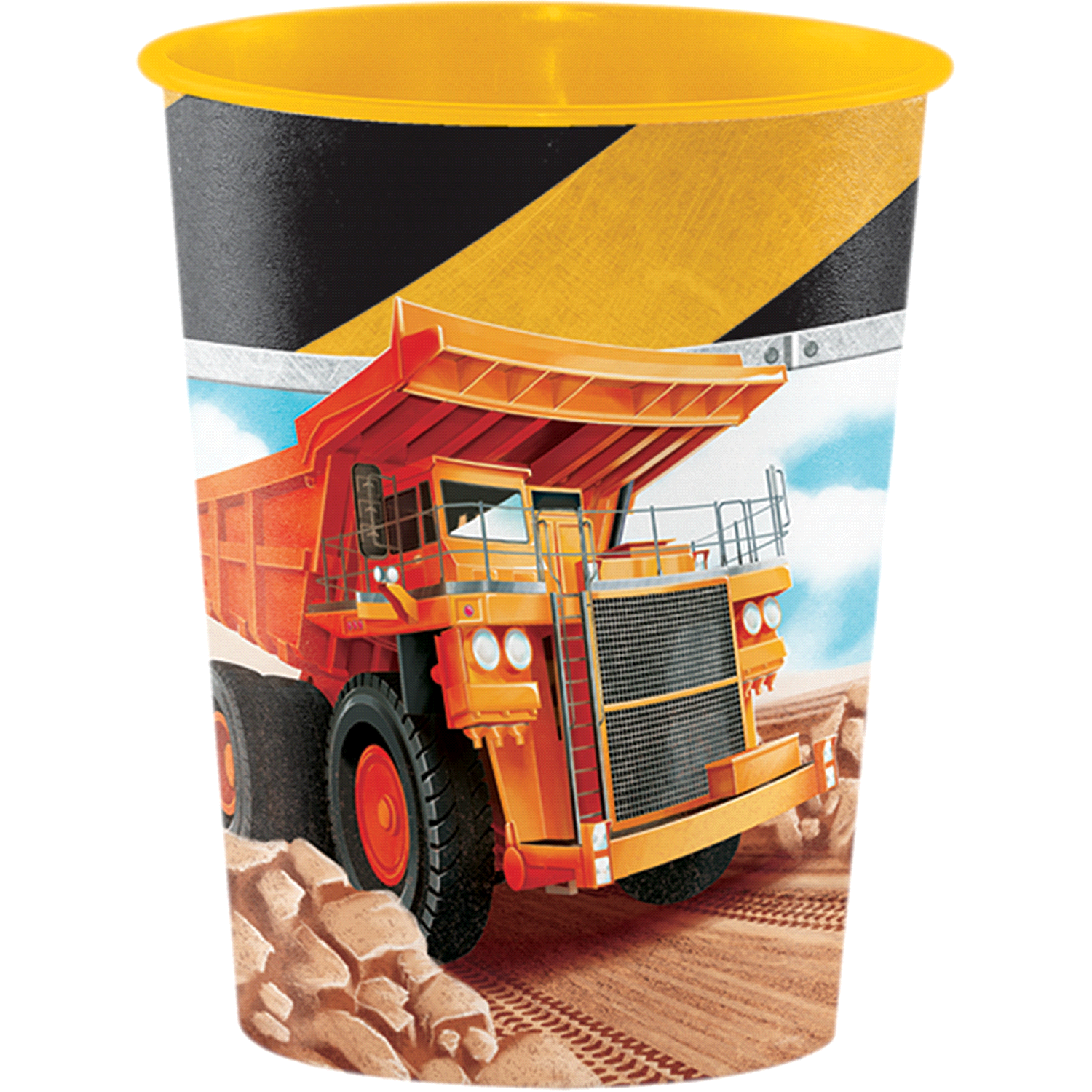 slide 1 of 1, Creative Converting Big Dig Plastic Tumbler, 16 oz, 1 ct