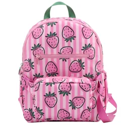 MYTAGALONGS Mini Mine Backpack With Belt Bag, 10.6 in x 13.75 in x 4.33 in, Pink