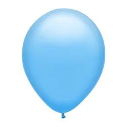 Single Latex Balloon 11 Inch Light Blue