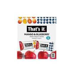 That's It Mini Fruit Bars Blueberry and Mango - 6 oz