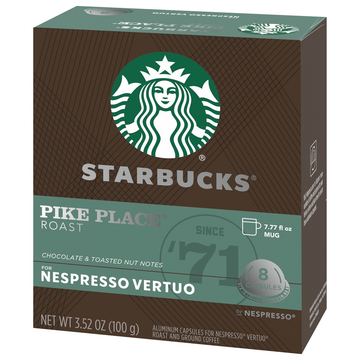 slide 4 of 12, Starbucks by Nespresso Vertuo Line Pike Place 8 ct, 8 ct