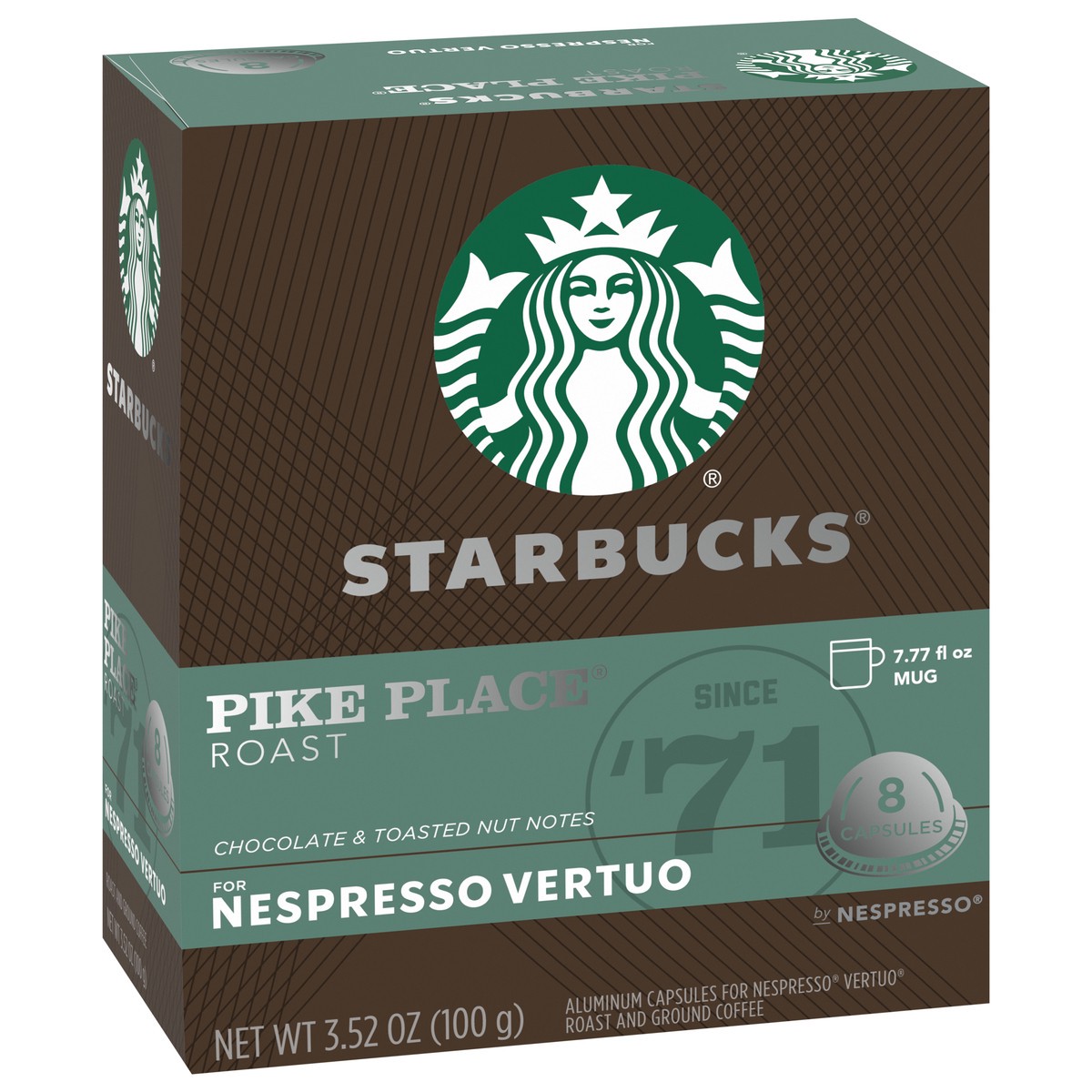 slide 10 of 12, Starbucks by Nespresso Vertuo Line Pike Place 8 ct, 8 ct
