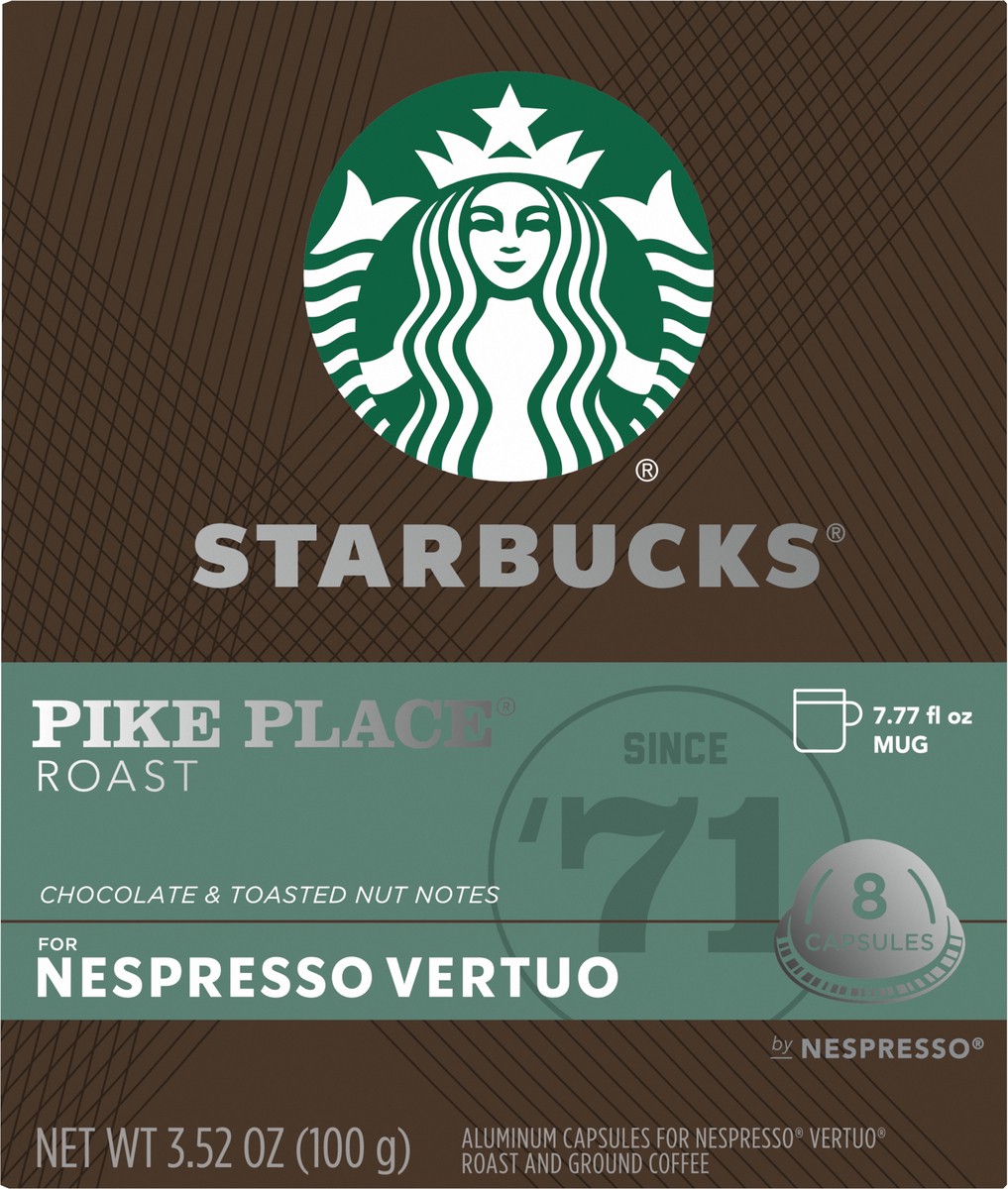 slide 9 of 12, Starbucks by Nespresso Vertuo Line Pike Place 8 ct, 8 ct