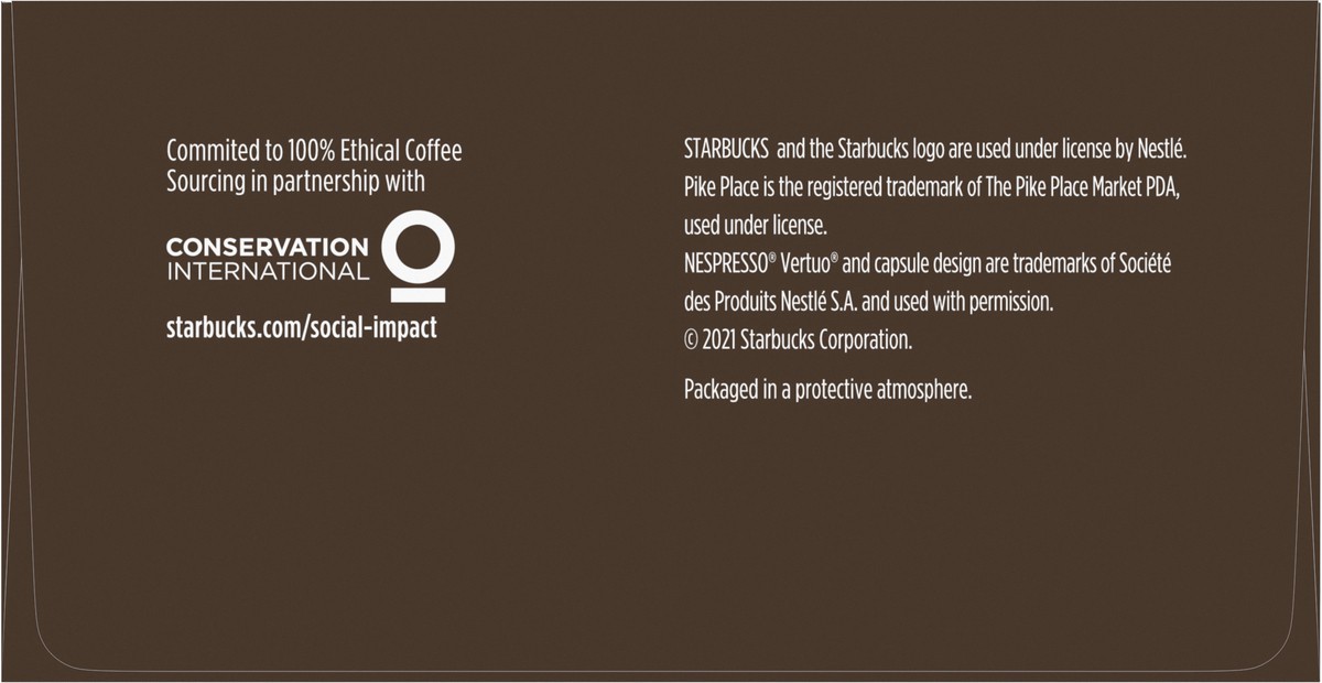 slide 2 of 12, Starbucks by Nespresso Vertuo Line Pike Place 8 ct, 8 ct