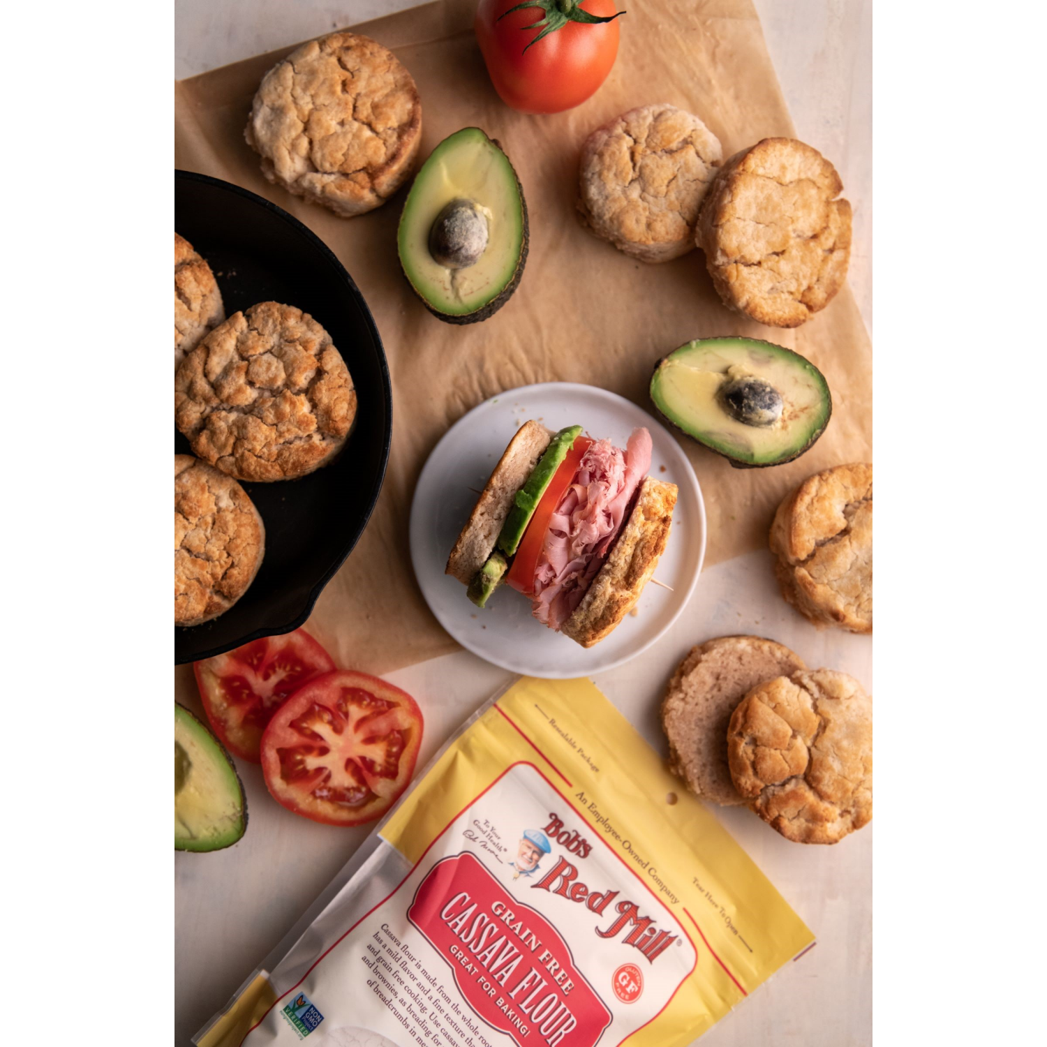 slide 3 of 4, Bob's Red Mill Grain Free Cassava Flour 20 oz, 20 oz