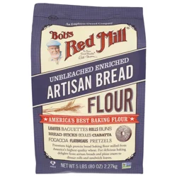 Bob's Red Mill Unbleached Enriched Artisan Bread Flour 5 lb