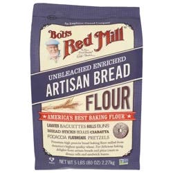 Bob's Red Mill Unbleached Enriched Artisan Bread Flour 5 lb