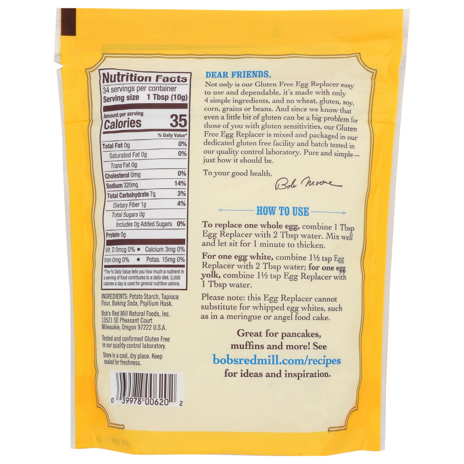 slide 2 of 3, Bob's Red Mill Egg Replacer 12 oz, 12 oz