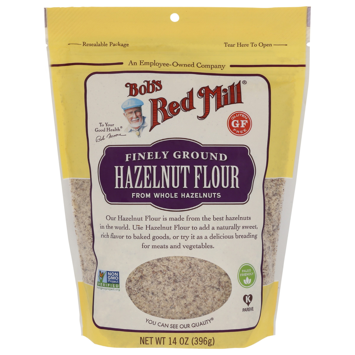slide 1 of 3, Bob's Red Mill Finely Ground Hazelnut Flour 14 oz, 14 oz