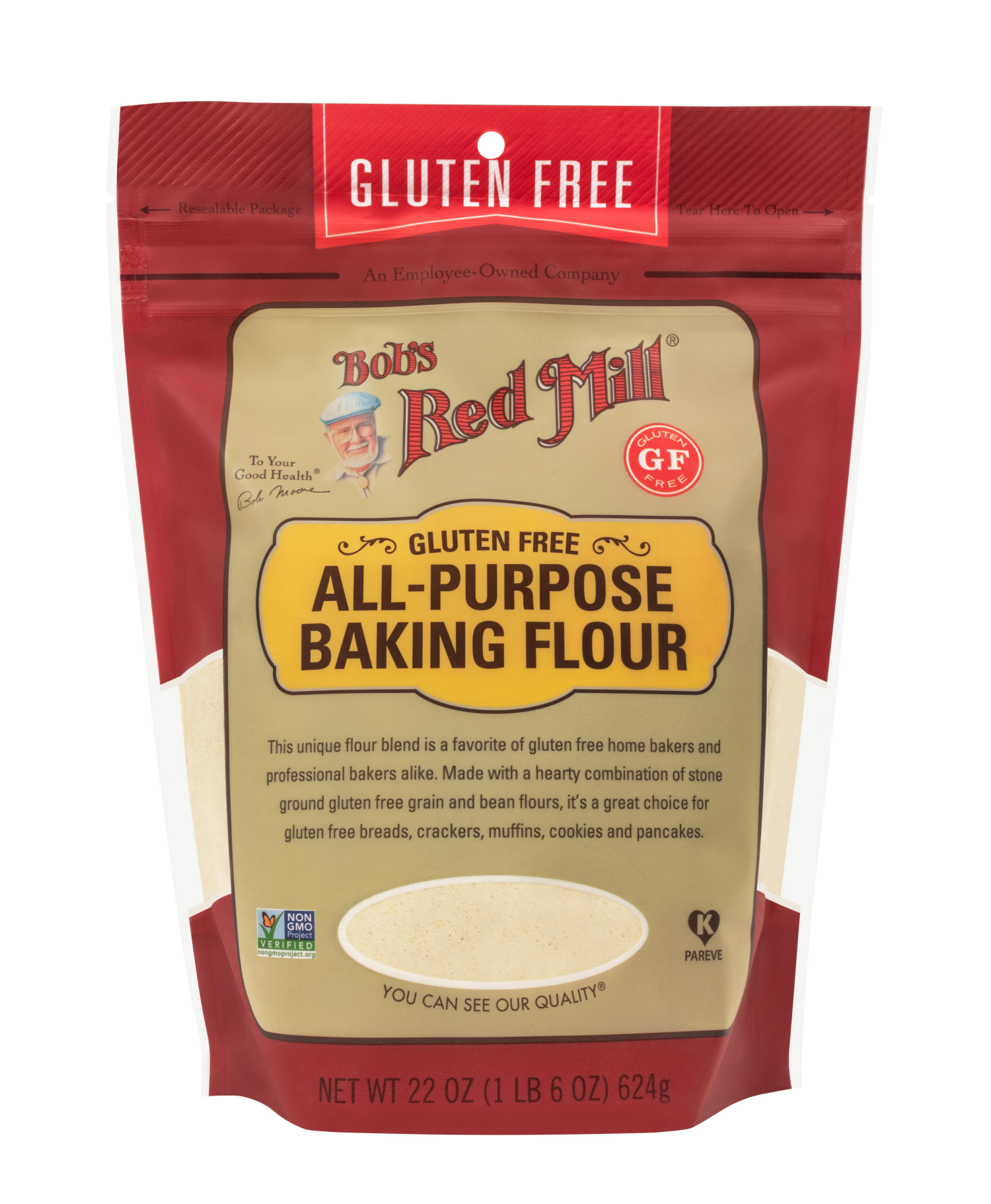 slide 1 of 3, Bob's Red Mill Gluten Free All-Purpose Baking Flour - 22 oz, 22 oz