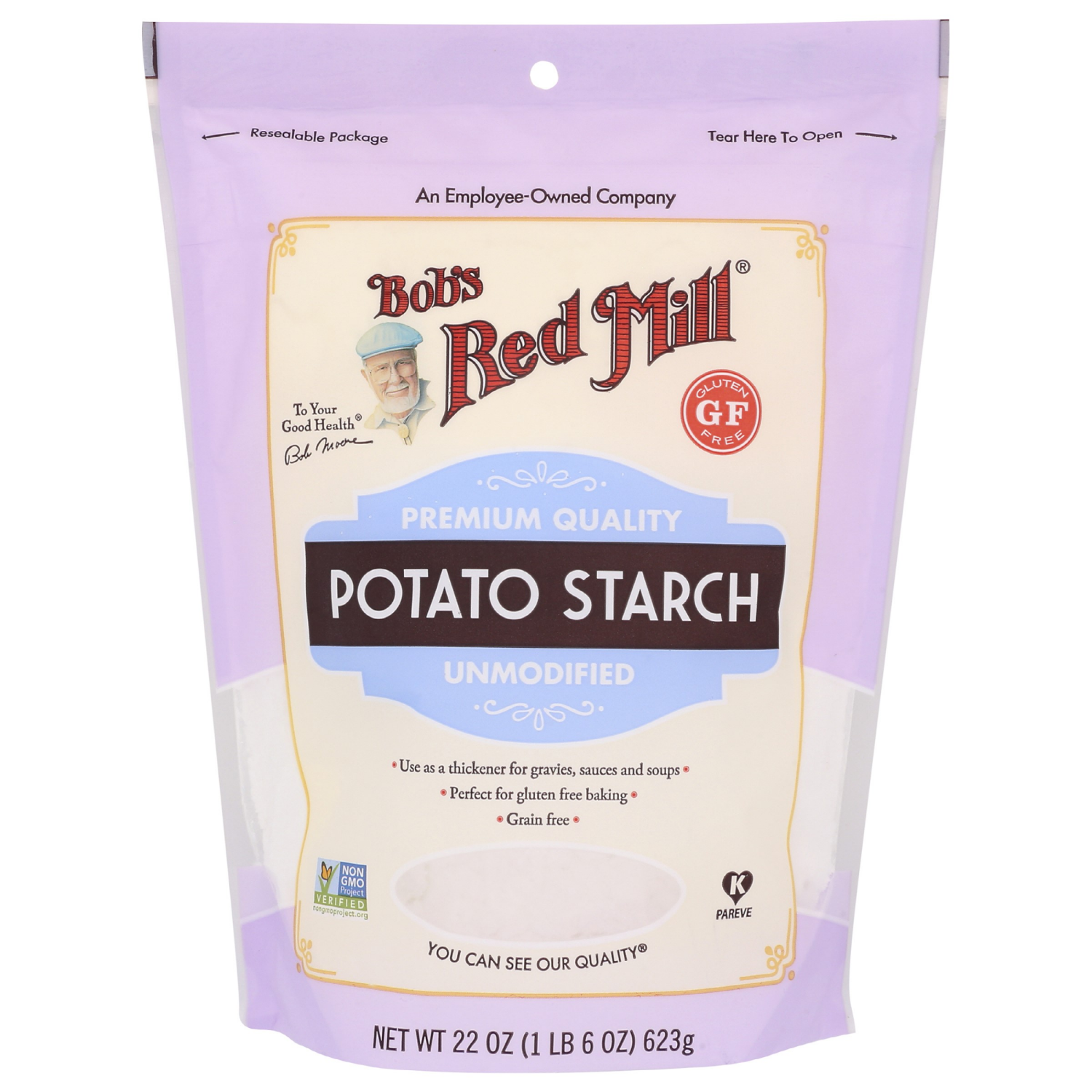 slide 1 of 3, Bob's Red Mill Potato Starch,Gf, 22 oz