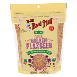 Bob's Red Mill Organic Whole Golden Flaxseed 13 oz