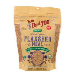 Bob's Red Mill Whole Ground Organic Flaxseed Meal 16 oz