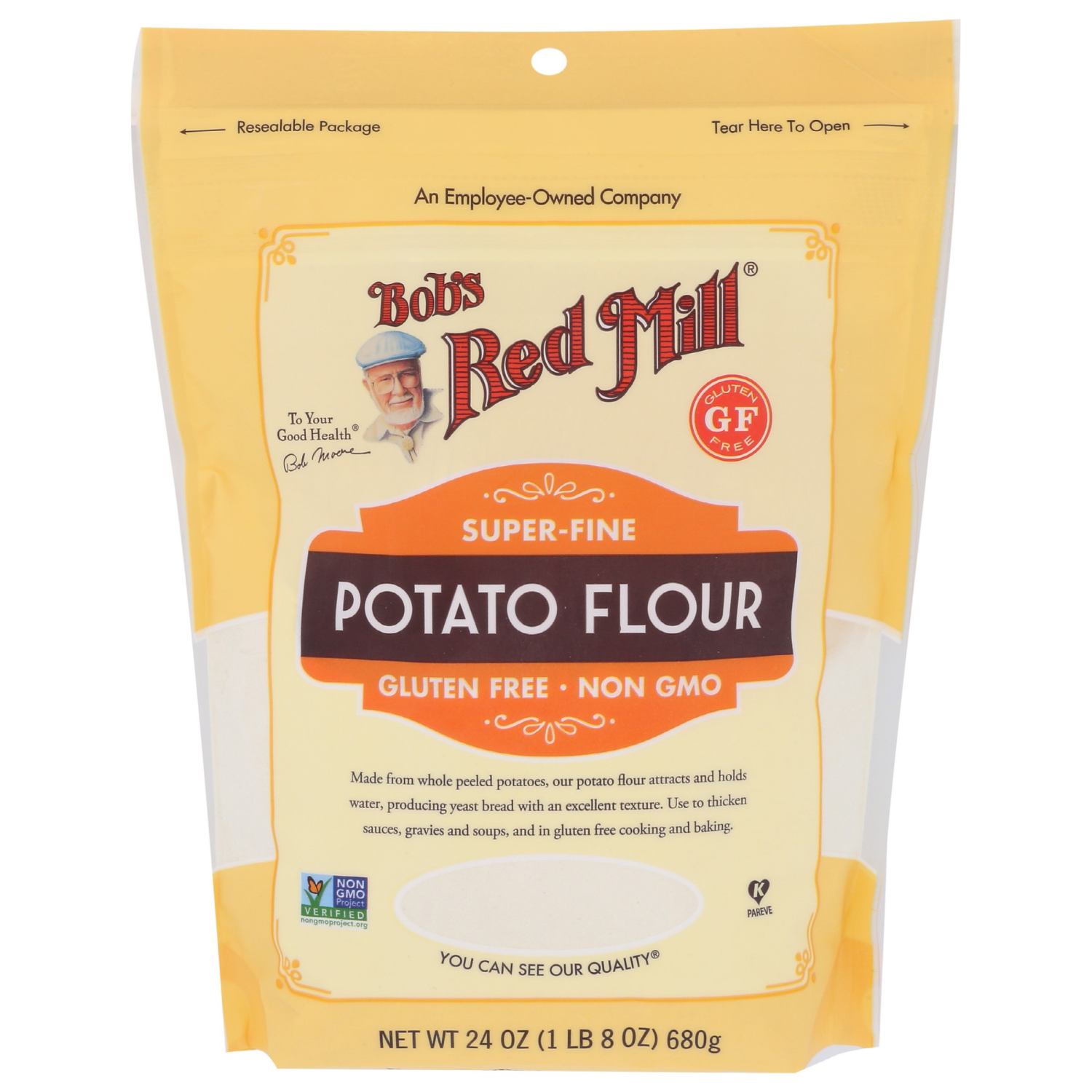 slide 1 of 3, Bob's Red Mill Flour Potato, Gluten Free - 24 oz, 24 oz
