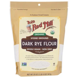 Bob's Red Mill Stone Ground Organic Dark Rye Flour 20 oz