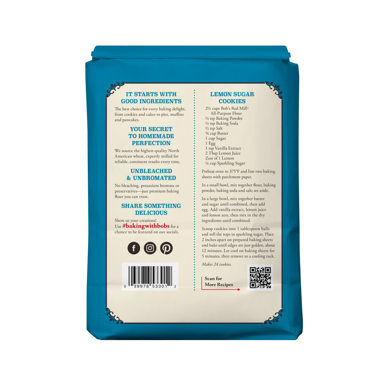 slide 2 of 2, Bob's Red Mill White Unbleached All-Purpose Flour - 5 lb, 5 lb