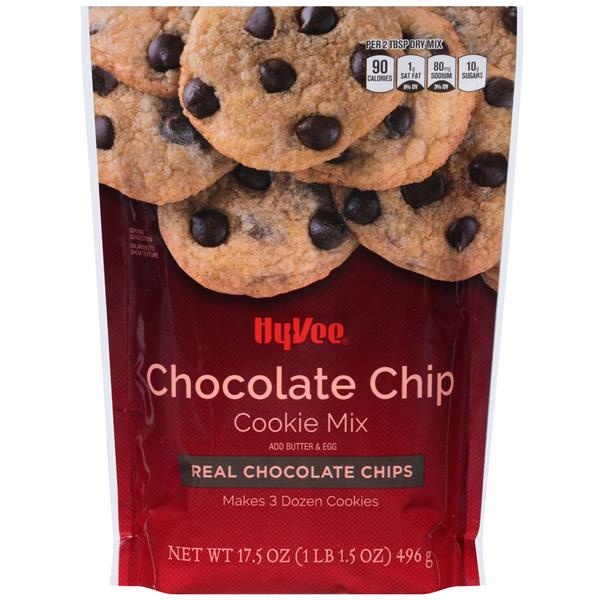 slide 1 of 1, Hy-vee Chocolate Chip Cookie Mix, 17.5 oz