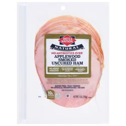 Dietz & Watson Uncured Applewood Smoked Ham 7 oz