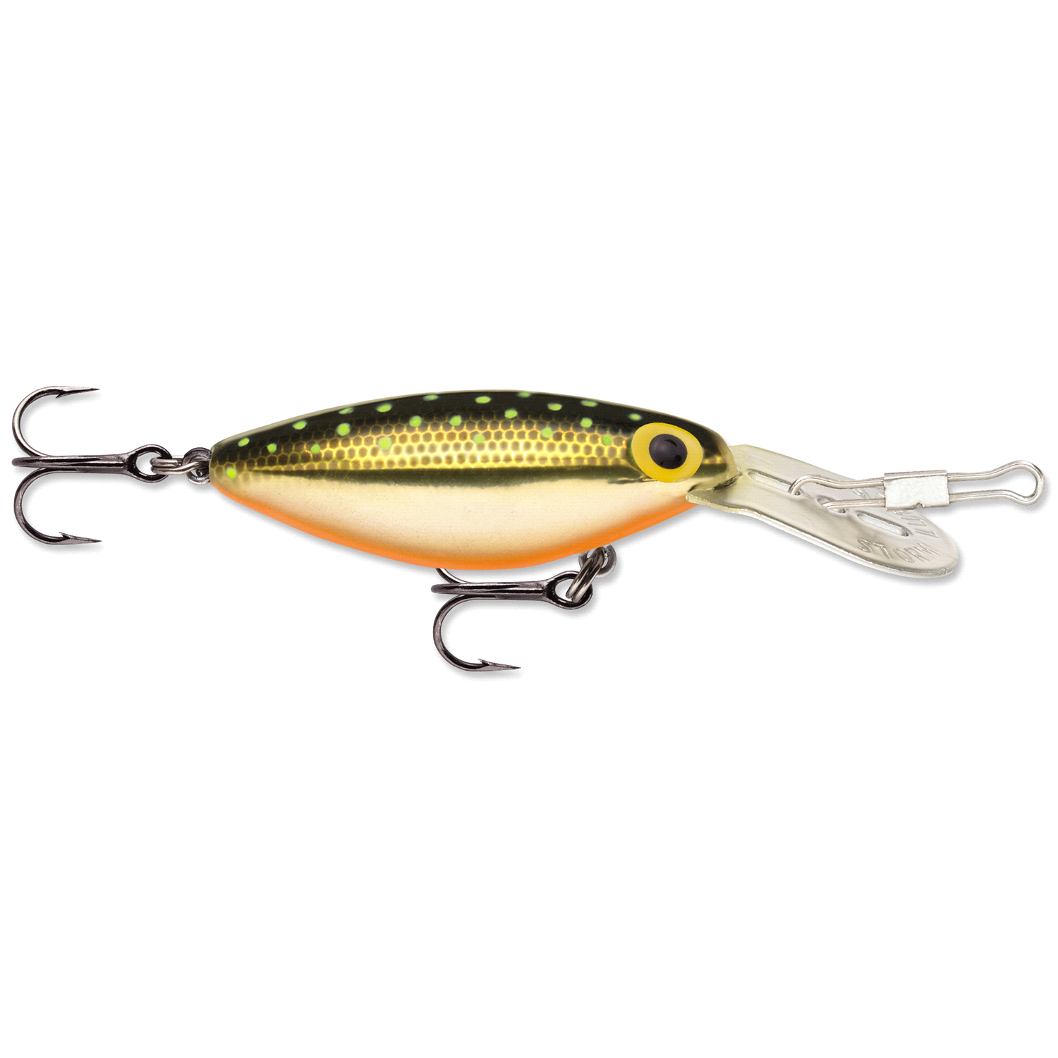 slide 1 of 1, Storm Original Hot n Tot 05 Metallic Gold Chartreuse Specks, 1/4 oz
