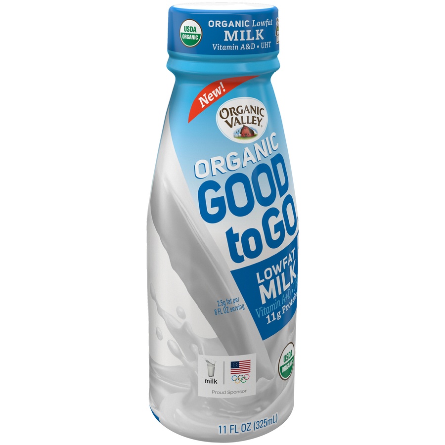 slide 2 of 3, Organic Valley Good to Go Organic Low Fat Milk, 11 fl oz