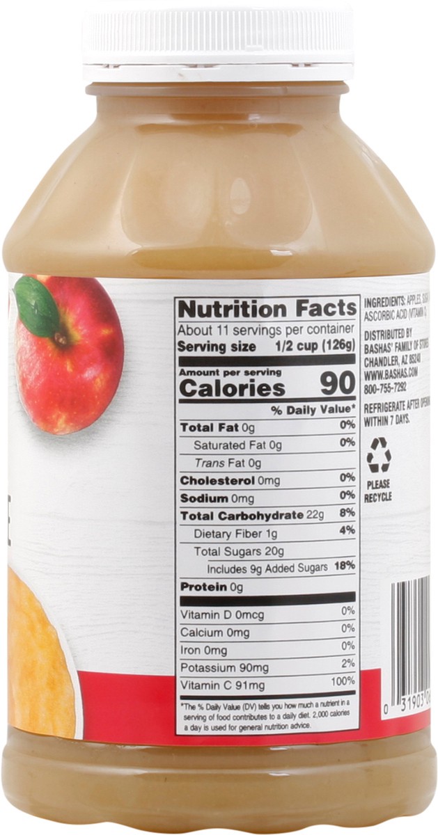 slide 13 of 13, Bashas Applesauce 48oz, 48 oz