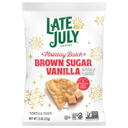 Late July Gluten Free Brown Sugar Vanilla Holiday Batch Tortilla Chips