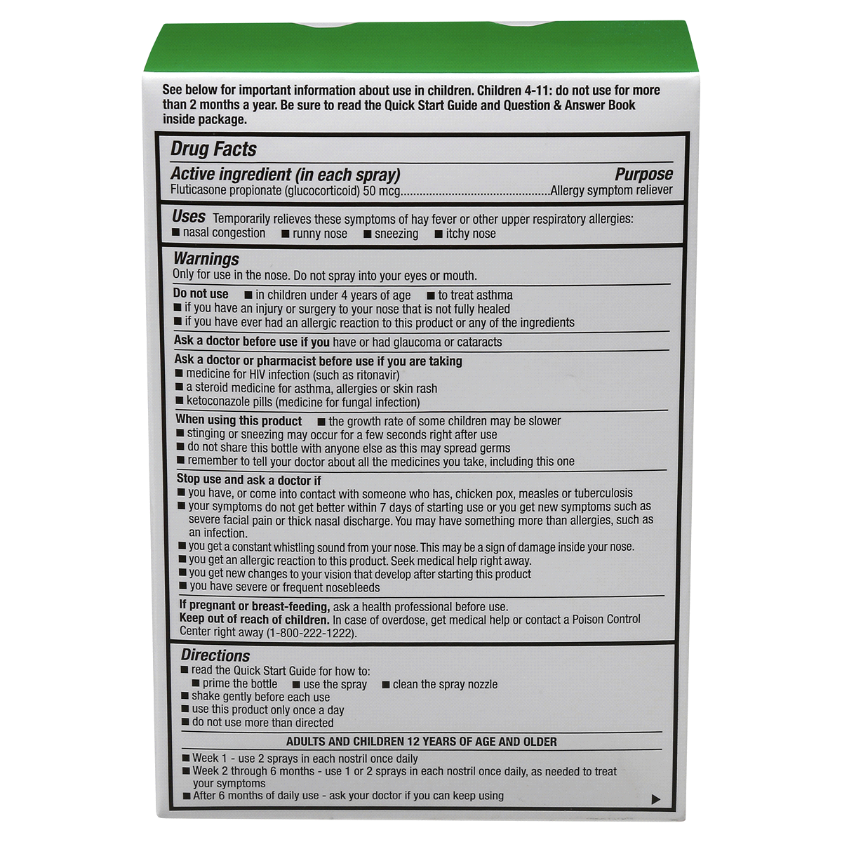 slide 2 of 7, Meijer Fluticasone Propionate Nasal Spray USP, 24-Hour Allergy Relief, 1.08 oz